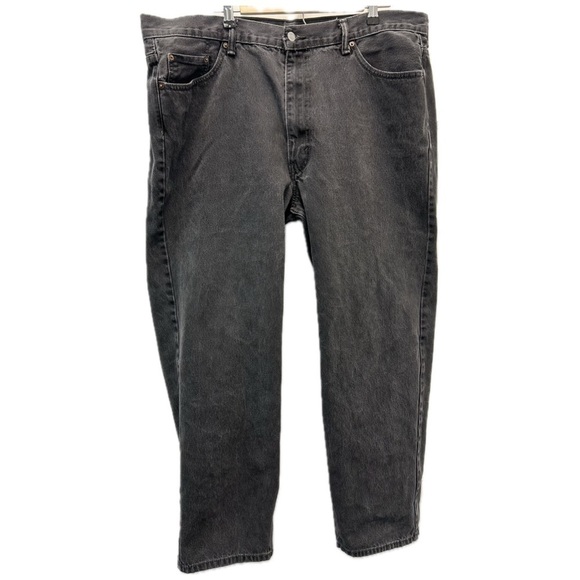 Levi’s Men’s 550 Relaxed Fit Black Jeans 42”W x 29”L - Picture 1 of 9
